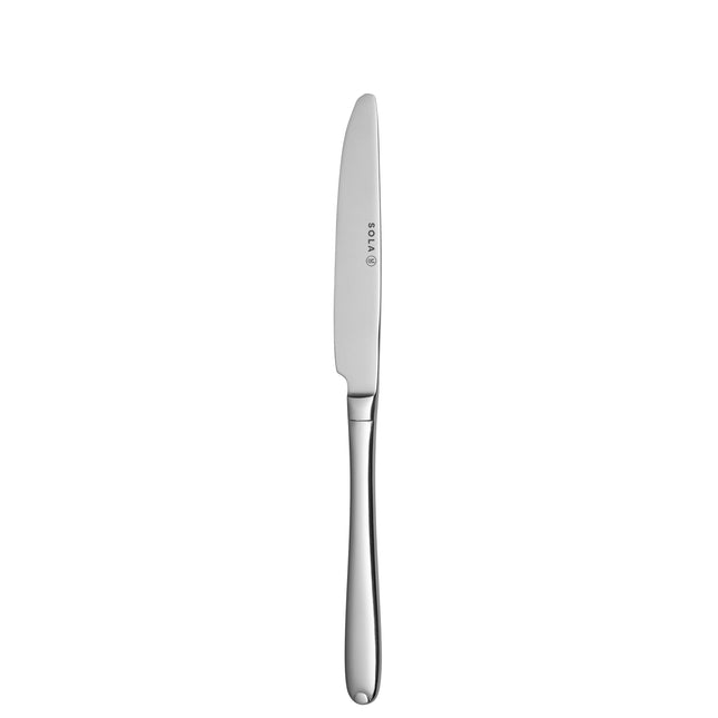 Sola Fleurie Dessert Knife 21,6 cm – Roestvrijstalen dessertmes, set van 12, geschikt voor horeca.