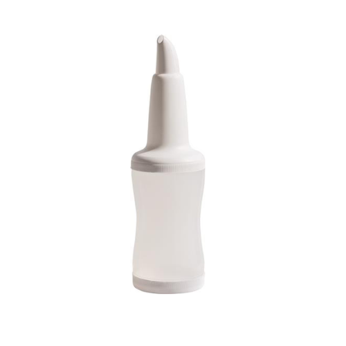 APS free pourer fles wit 1 liter - kunststof barfles met schenktuit voor de bar