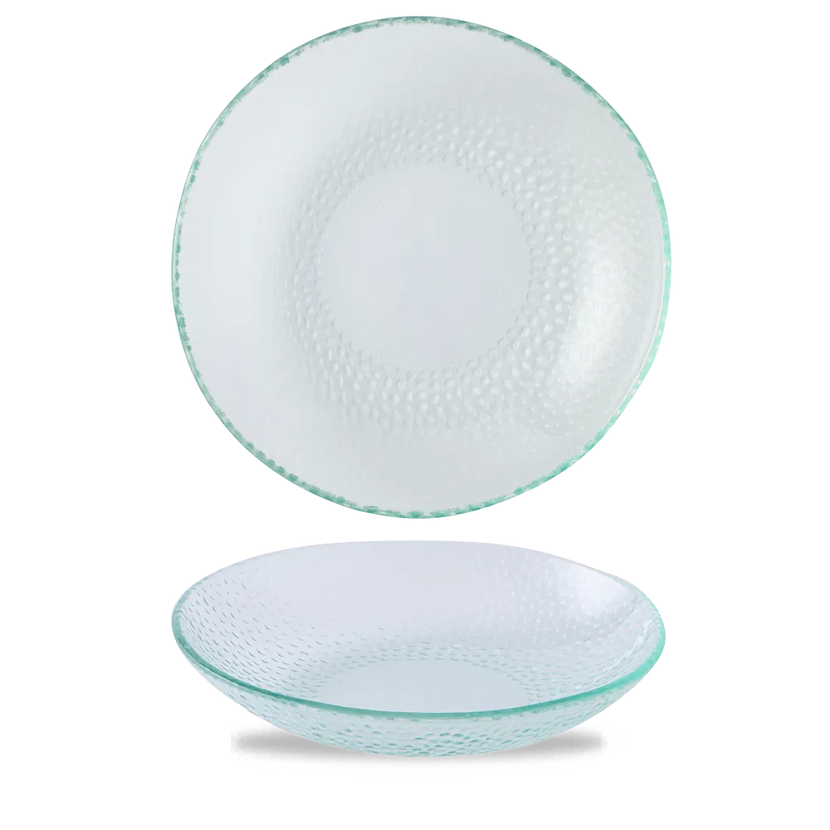 Churchill Isla Glass ronde kom helder Ø 24,5 cm – glazen kom voor salades in restaurants
