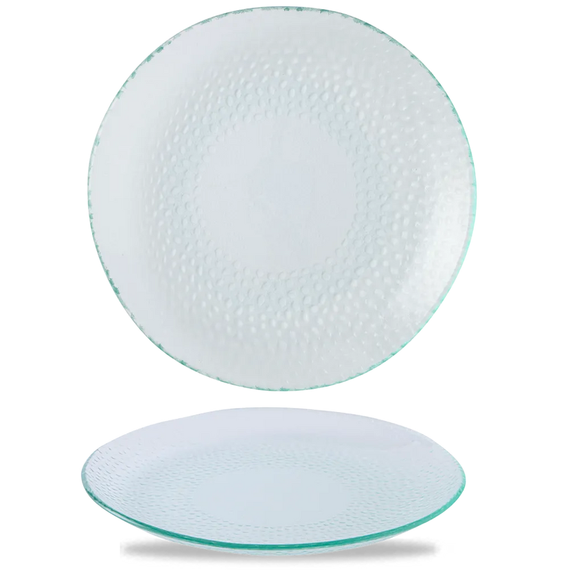 Churchill Isla Glass rond bord helder Ø 29,5 cm – glazen bord voor presentatie in de horeca