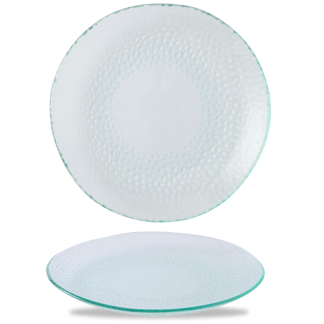 Churchill Isla Glass rond bord helder Ø 29,5 cm – glazen bord voor presentatie in de horeca
