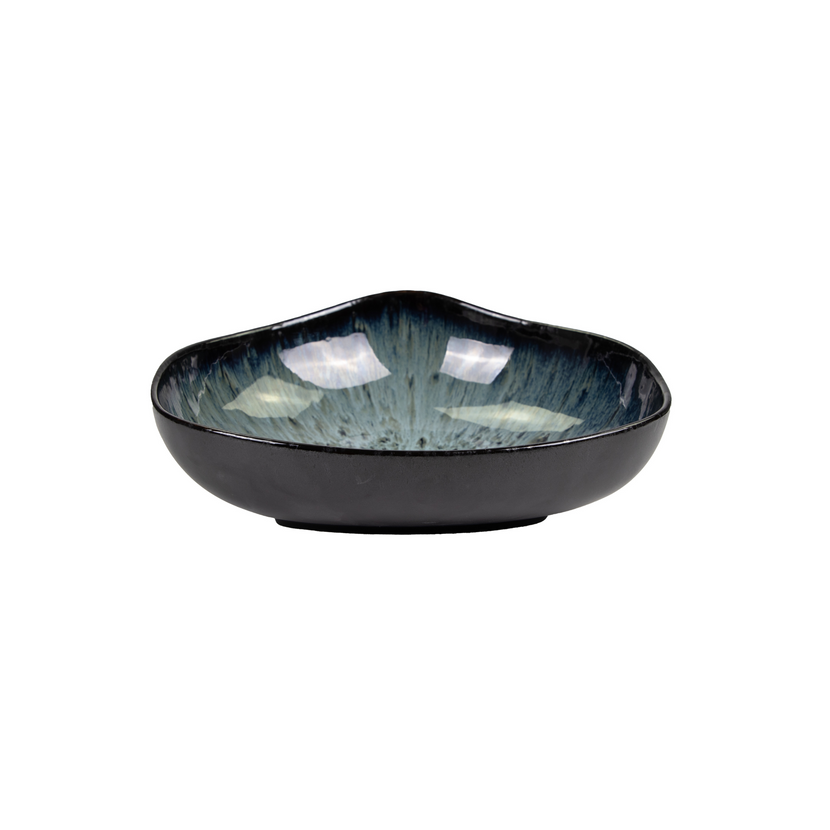 APS Ginza Nagare zwarte kom 22,6 cm detail - serveerkom voor restaurants