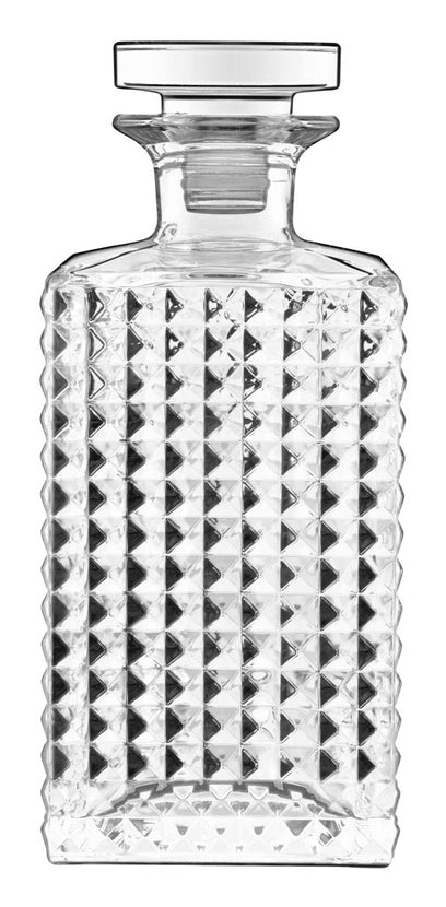 Luigi Bormioli Elixir decanteerkaraf 750 ml – kristallen karaf met glazen stop