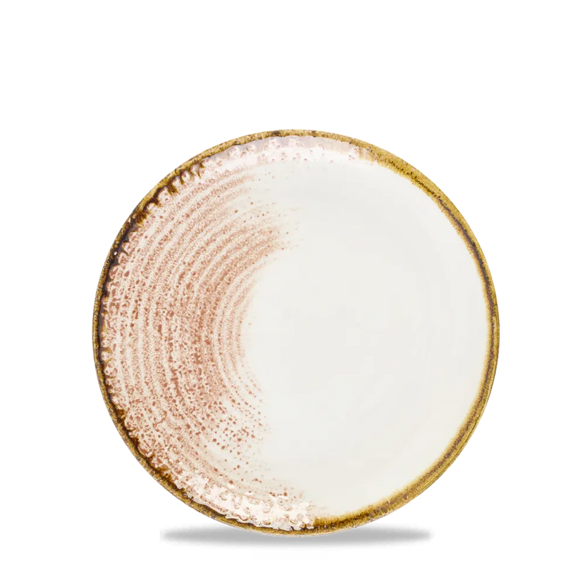 Churchill Homespun Coral coupe bord Ø 16,5 cm – klein koraalkleurig bijzetbord voor restaurants