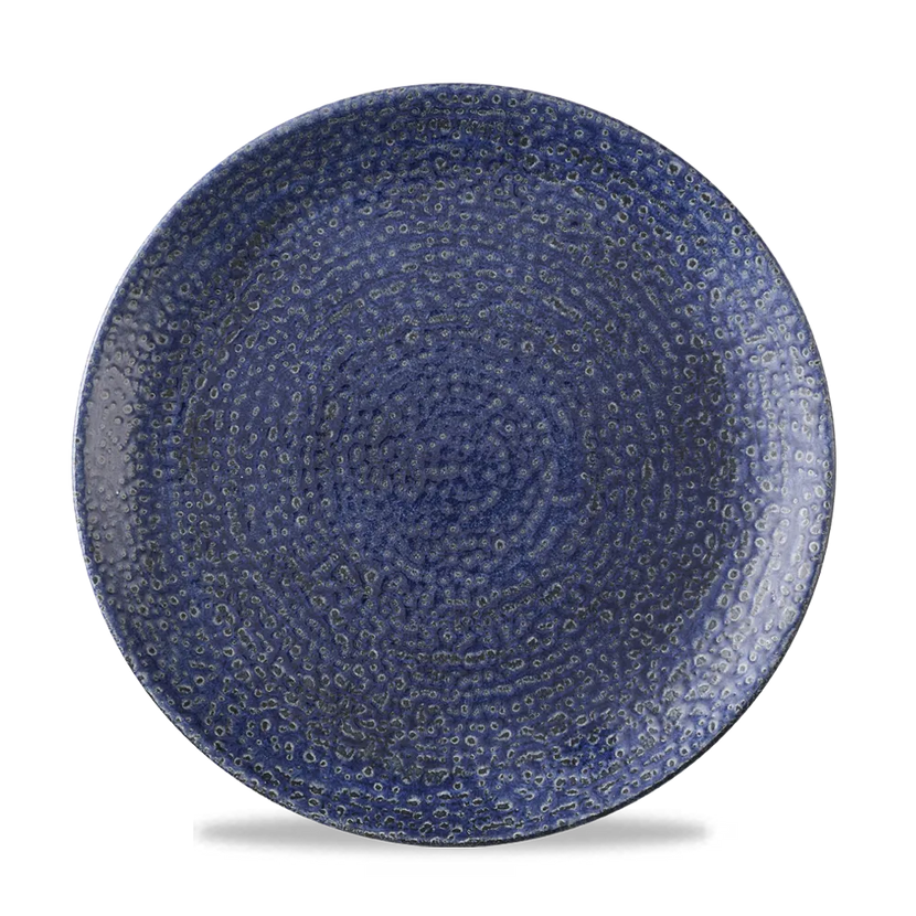 Churchill Homespun Chroma Twilight coupebord Ø 26 cm – porseleinen bord voor restaurants en hotels