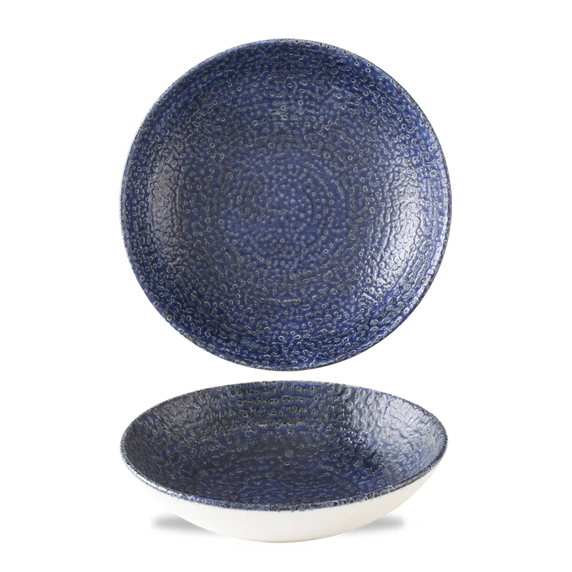 Churchill Homespun Chroma Twilight coupekom Ø 18,2 cm – porseleinen kom voor horeca en cafés