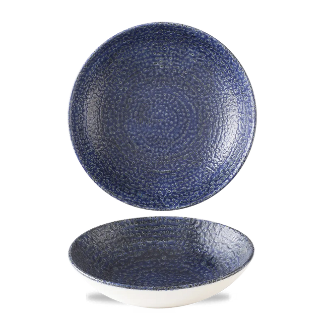 Churchill Homespun Chroma Twilight coupekom Ø 18,2 cm – porseleinen kom voor horeca en cafés