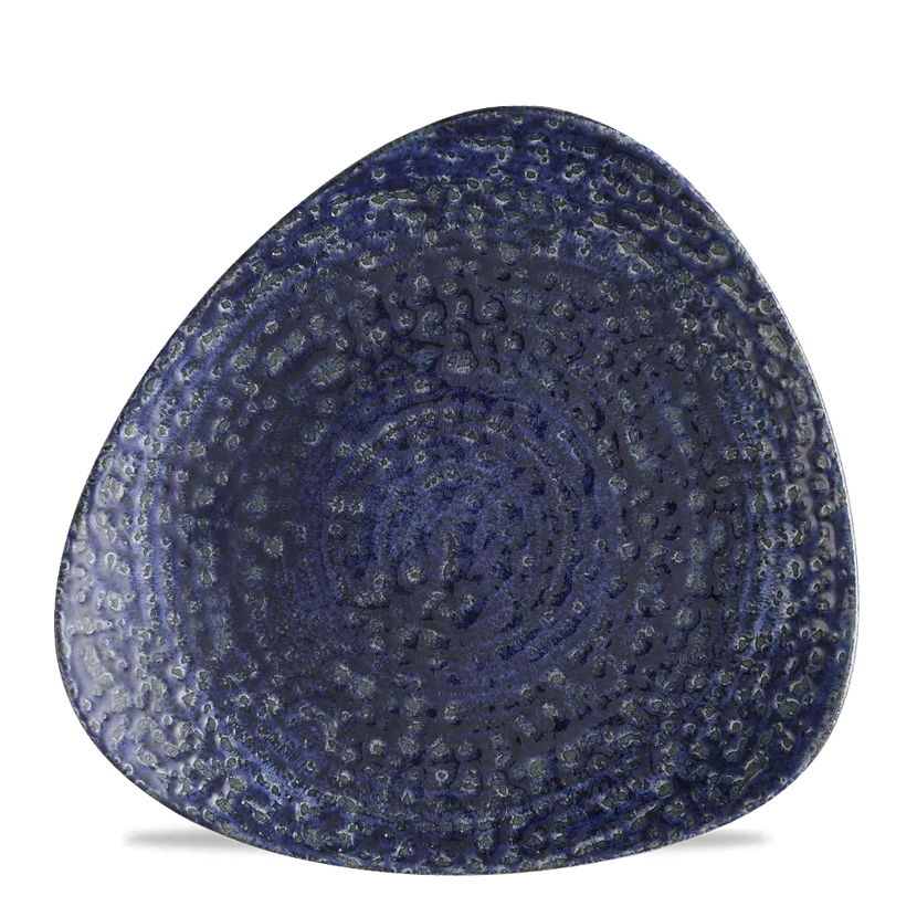 Churchill Homespun Chroma Twilight lotusbord Ø 26,5 cm – porseleinen bord voor restaurants en horeca