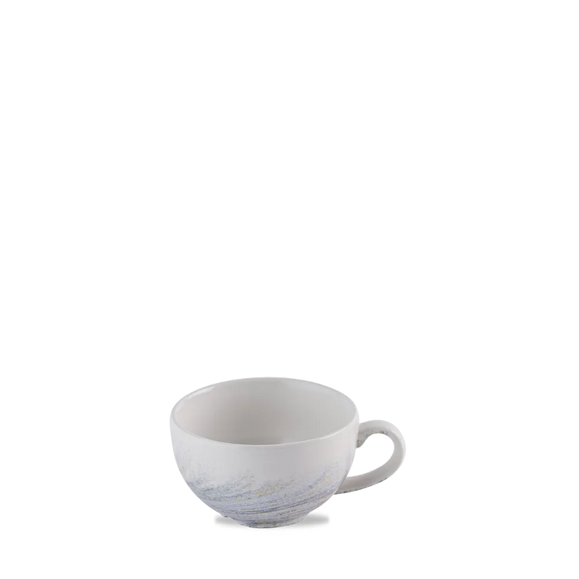 Churchill Elements Coast cappuccino kop 227 ml – gemêleerd blauw kopje voor horeca