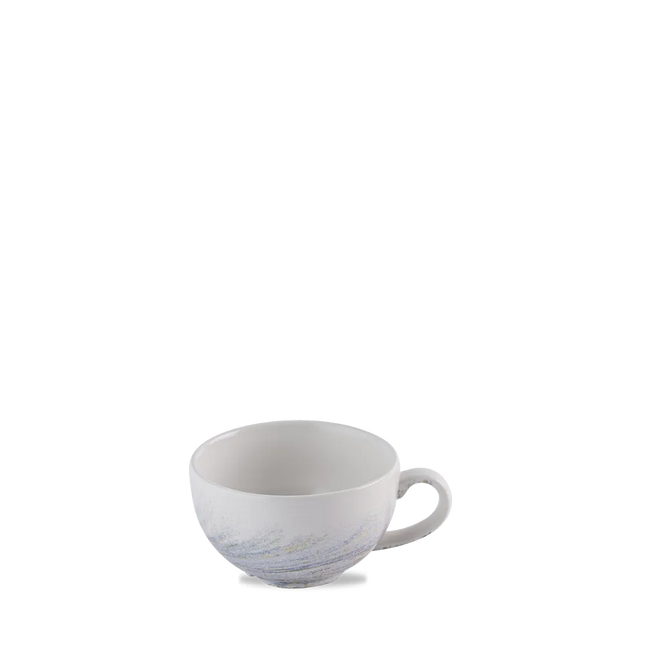 Churchill Elements Coast cappuccino kop 227 ml – gemêleerd blauw kopje voor horeca