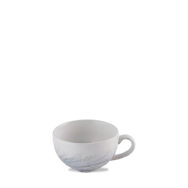 Churchill Elements Coast cappuccino kop 340 ml – grote gemêleerd blauwe kop voor restaurants
