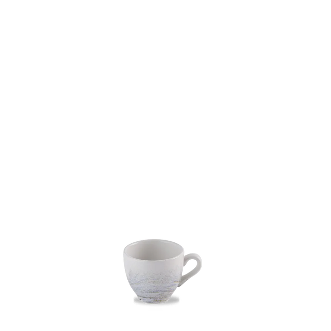 Churchill Elements Coast espressokopje 100 ml – klein gemêleerd blauw kopje voor horeca