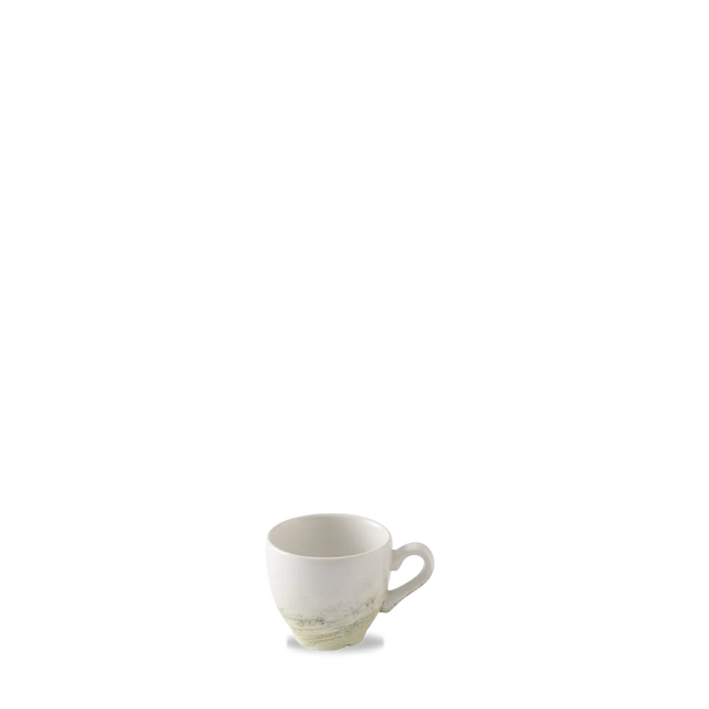 Churchill Elements Fern espressokopje 100 ml – groen porseleinen kopje voor horeca en bars