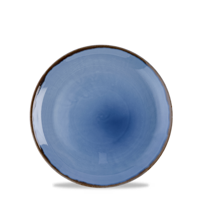 Dudson Harvest Indigo coupebord 16,5 cm – indigoblauw porseleinen coupebord voor de horeca
