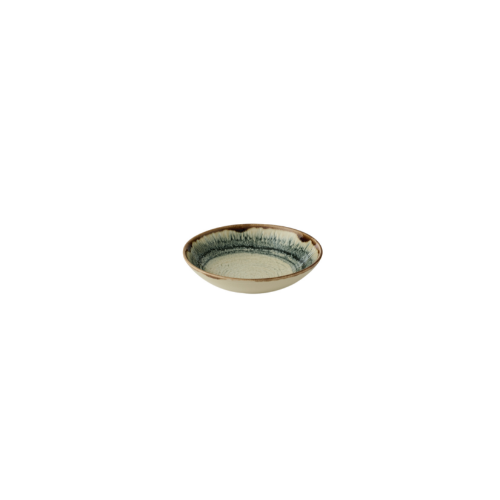 Harvest Flare Linen Evolve Coupe Bowl van Churchill, 18,2 cm, set van 12. Handgemaakte coupekom in een zachte linnenkleur met een organisch ontwerp, ideaal voor het serveren van kleinere gerechten, soep of bijgerechten. Duurzaam en stijlvol, perfect voor gebruik in de horeca.