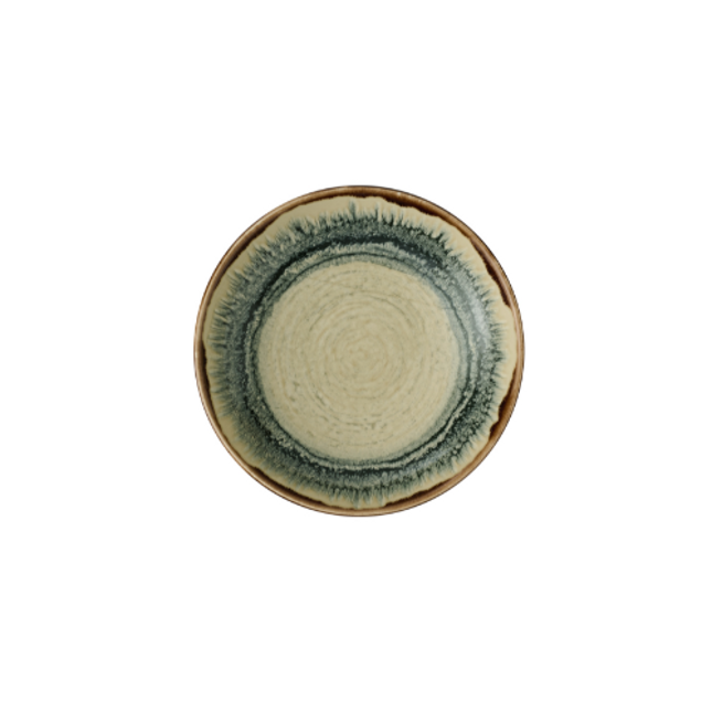 Harvest Flare Linen Evolve Coupe Bowl van Churchill, 24,8 cm, set van 12. Handgemaakte coupekom in een zachte linnenkleur met een organisch ontwerp, perfect voor het serveren van soepen, pasta’s of salades. Duurzaam en stijlvol, ideaal voor gebruik in de horeca.