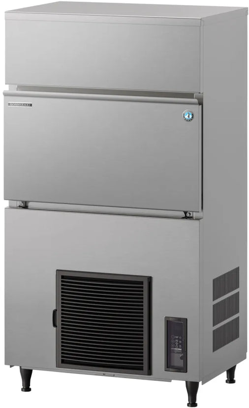 Hoshizaki IJsblokjesmachine met ingebouwde opslagbunker van 50 kg, energiezuinig en geschikt voor horeca.