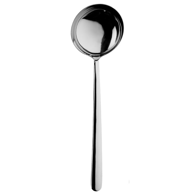 Sola Ibiza 18/0 soeplepel 28 cm – grote rvs pollepel voor soep en stoofgerechten, doos van 12, horeca
