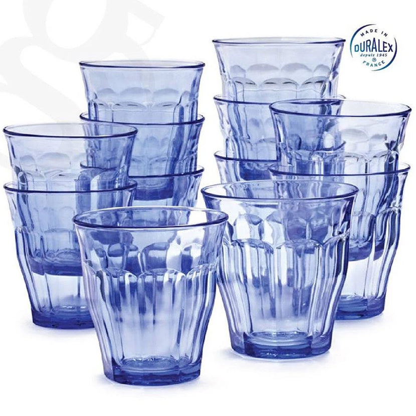 Duralex Picardie Marine tumbler 25 cl – blauw gehard drinkglas voor de horeca