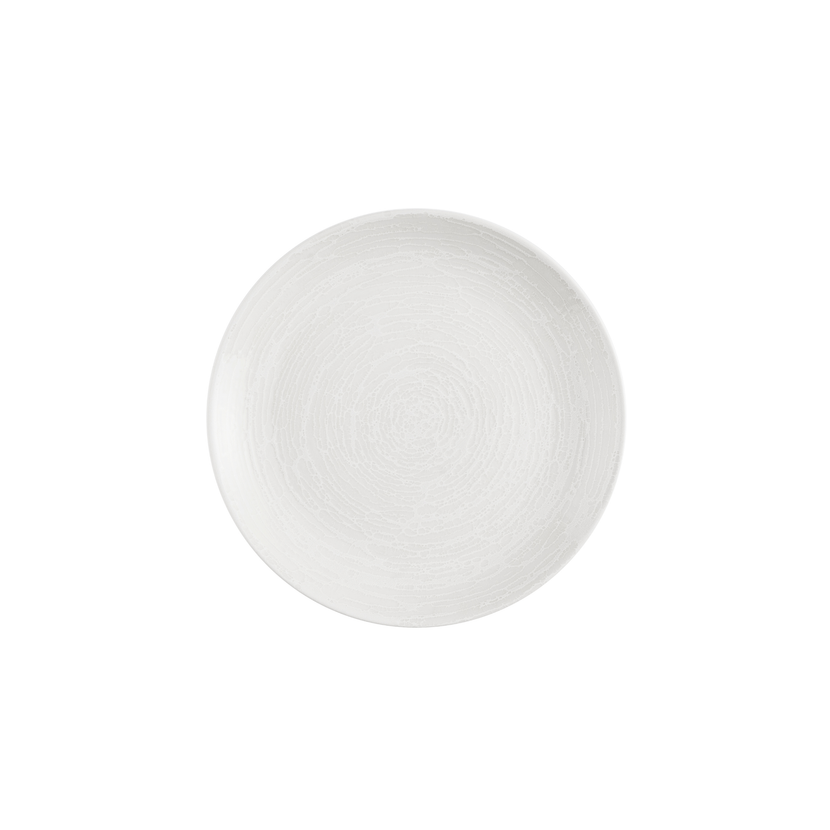 Churchill Inked Elements Ice coupebord 26 cm – ijswit porseleinen bord voor restaurants