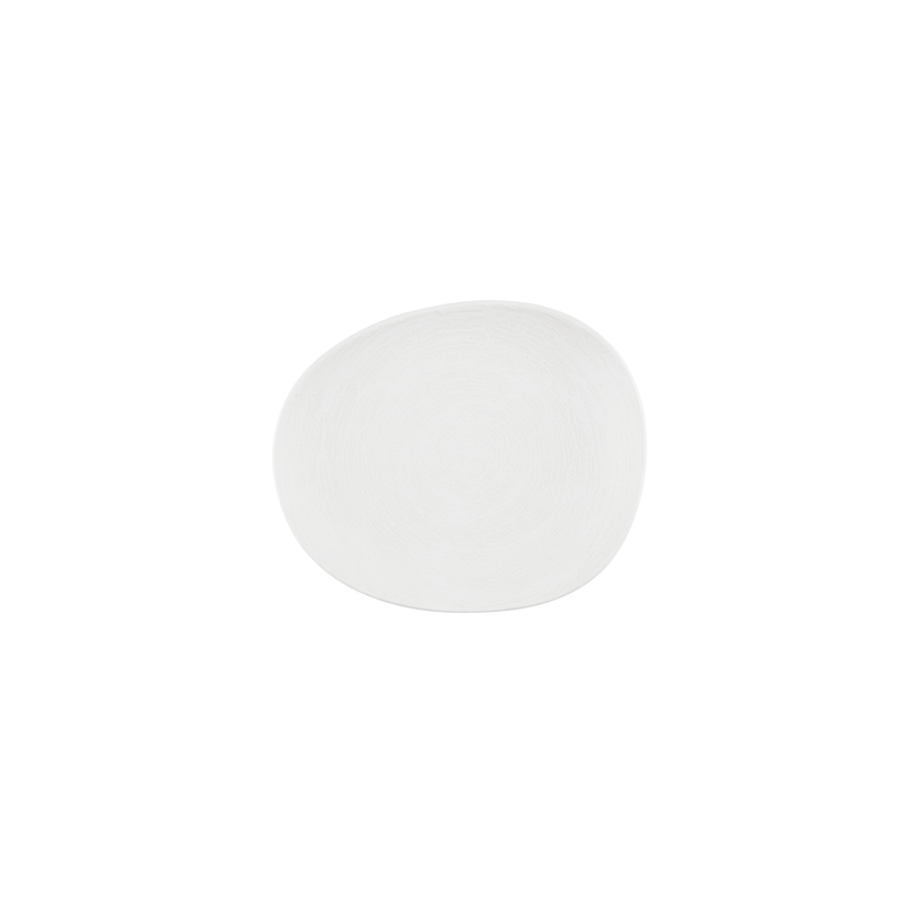 Churchill Inked Elements Ice bord 18,5 cm – ijswit porseleinen bordje voor salade en soep