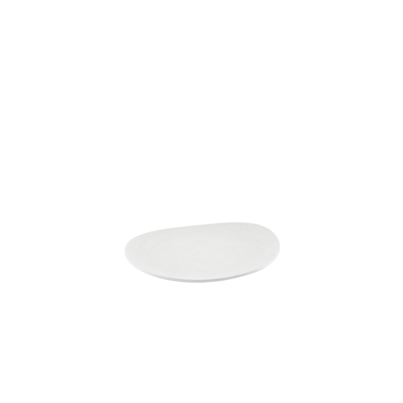 Churchill Inked Elements Ice bord 18,5 cm – ijswit porseleinen bordje voor restaurants