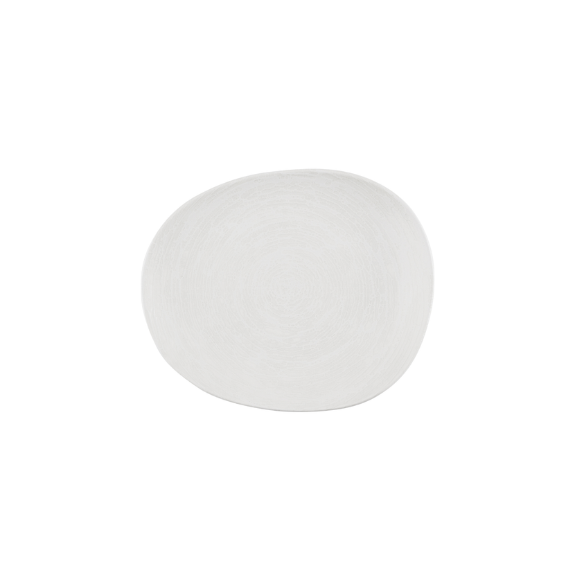 Churchill Inked Elements Ice bord 21 cm – ijswit porseleinen plat bord voor de horeca