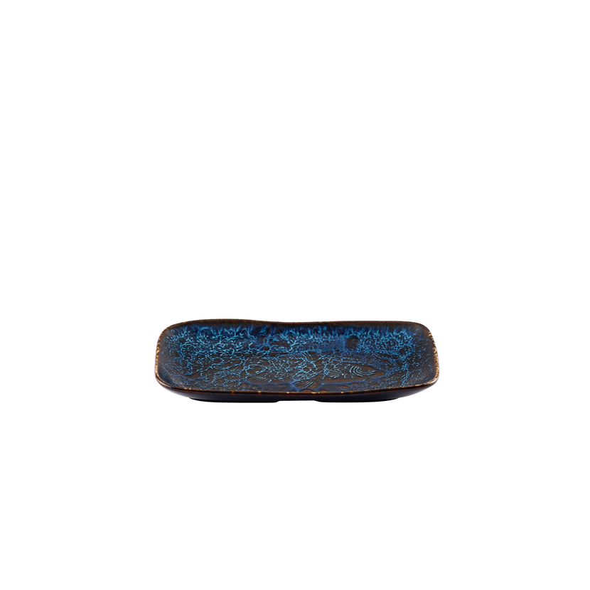 Churchill Cascade Blue diepe schaal 26 x 15 cm – blauw porseleinen schaal voor bijgerechten