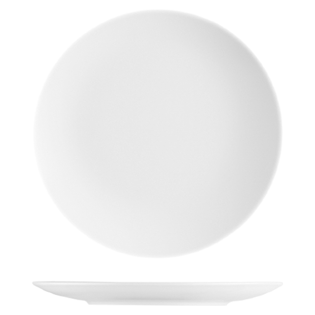 Langenthal Isabelle coupe bord Ø 30 cm – groot randloos porseleinen bord voor fine dining
