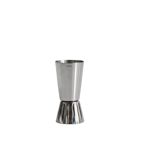 APS jigger gepolijst 25/50 ml - RVS maatbeker voor cocktaildosering