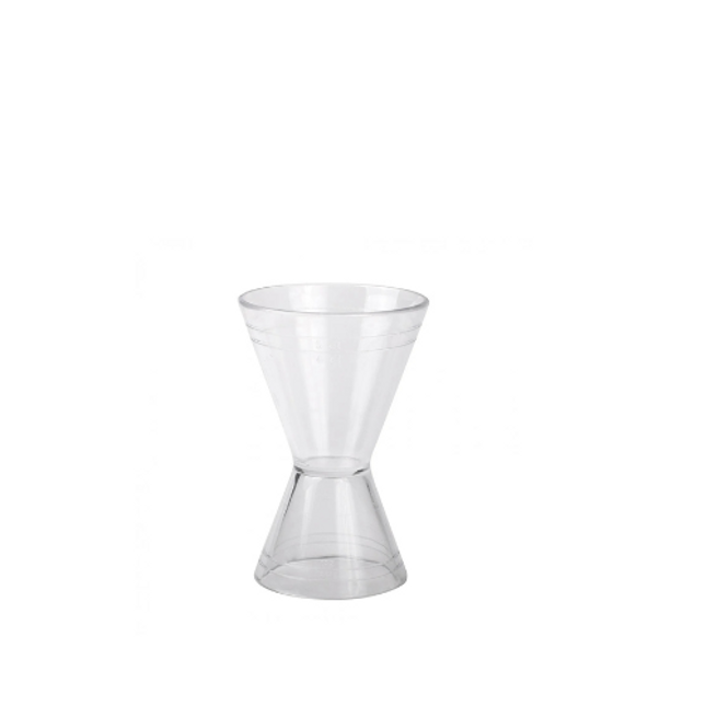 APS jigger polycarbonaat 2/2,5/4/5 cl - onbreekbare maatbeker voor cocktails