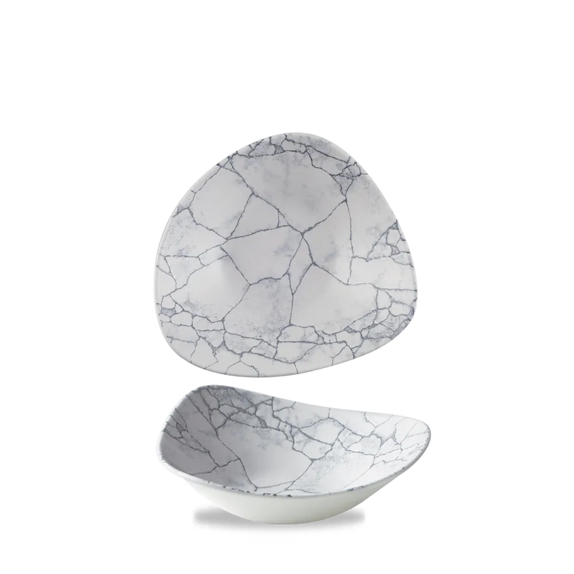 Churchill Pearl Grey Lotus kom 23 cm – parelgrijze serveerkom voor de horeca