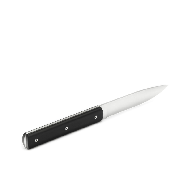 Perceval steakmes zwart – strak Frans design voor bistro en restaurantcouvert