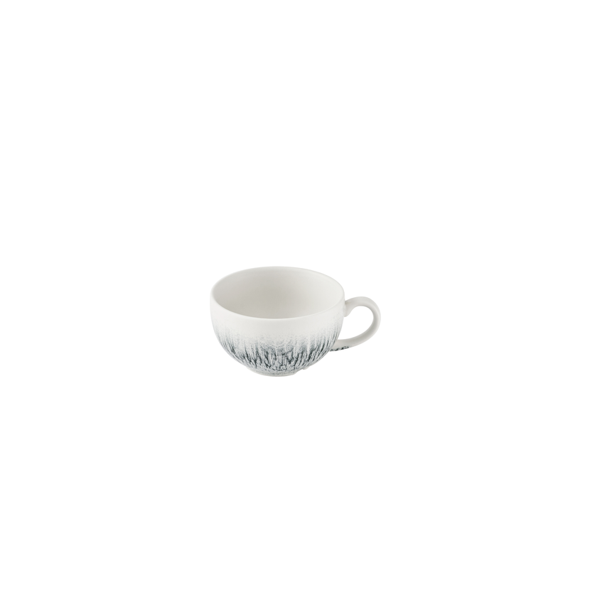 Churchill Lume Black cappuccinokop 340 ml – zwart porseleinen koffiekop voor fine dining