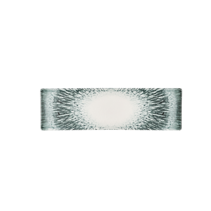 Churchill Lume Black tapasplank 29,5 x 8,8 cm – zwart porseleinen serveerplank voor buffetten