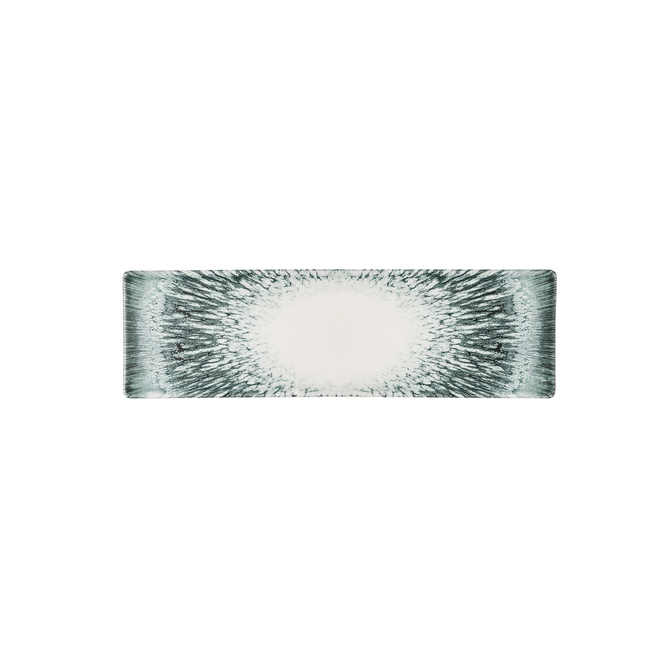 Churchill Lume Black tapasplank 29,5 x 8,8 cm – zwart porseleinen serveerplank voor buffetten