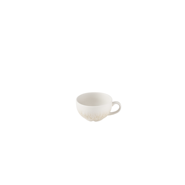 Churchill Lume Natural cappuccinokop 227 ml – naturel porseleinen koffiekop voor de horeca