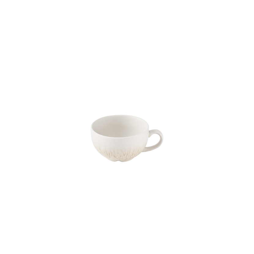 Churchill Lume Natural cappuccinokop 340 ml – naturel porseleinen koffiekop voor restaurants