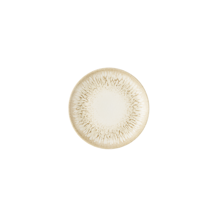 Churchill Lume Natural coupebord 16,5 cm – naturel porseleinen bordje voor restaurants