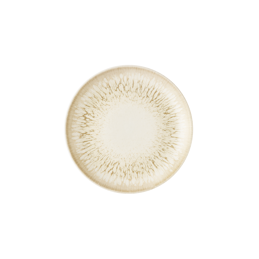 Churchill Lume Natural coupebord 21,7 cm – naturel porseleinen bord voor hotels en brasseries