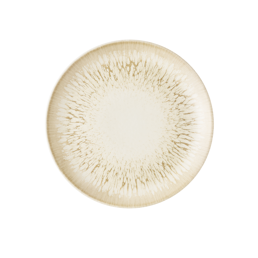 Churchill Lume Natural coupebord 28,8 cm – naturel porseleinen bord voor bijgerechten
