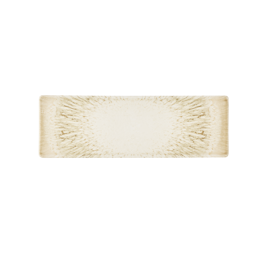 Churchill Lume Natural tapasplank 32,3 x 10,5 cm – naturel porseleinen serveerplank voor tapas