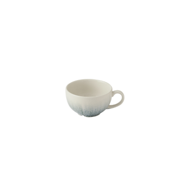 Churchill Lyra Blue cappuccinokop 227 ml – blauw porseleinen koffiekop voor de horeca