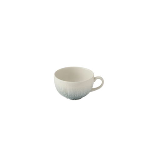 Churchill Lyra Blue cappuccinokop 340 ml – blauw porseleinen koffiekop voor cafes