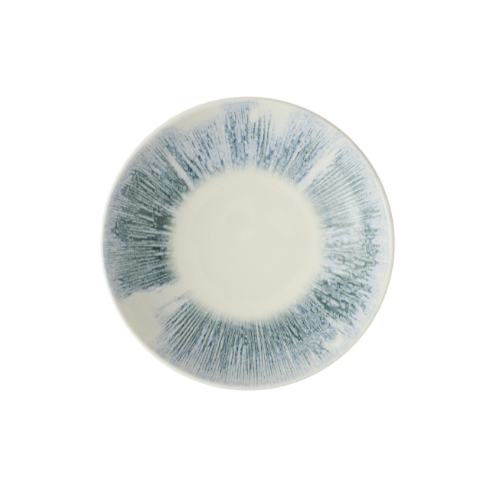 Churchill Lyra Blue coupekom 24,8 cm – blauw porseleinen kom voor soep en pasta