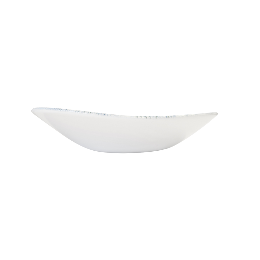 Churchill Lyra Blue Opal kom 25 cm – blauw porseleinen serveerkom voor de horeca
