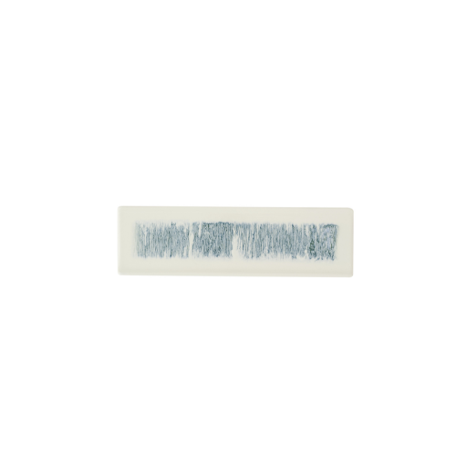 Churchill Lyra Blue serveerplank 30 x 9 cm – blauw porseleinen tapasplank voor proeverijen