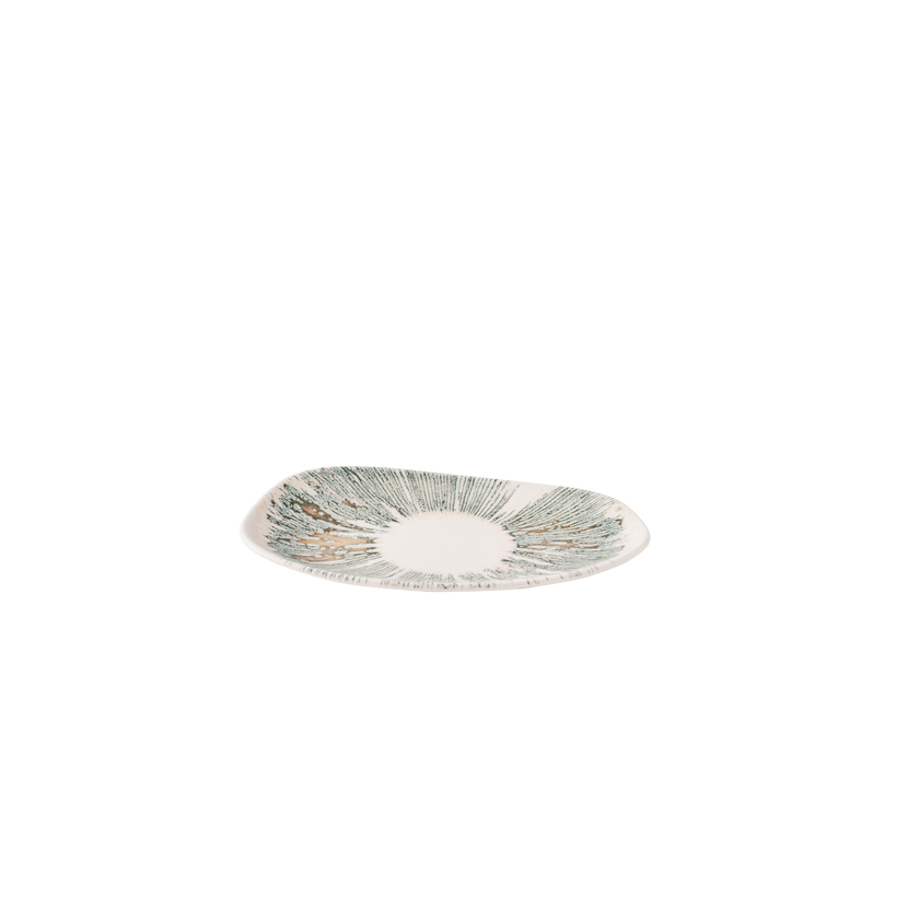 Churchill Lyra Pink Opal ovaal bordje 22 x 13 cm – zacht roze porseleinen bordje voor amuses