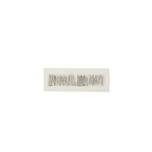 Churchill Lyra Pink serveerplank 25 x 9 cm – zacht roze porseleinen tapasplank voor hapjes
