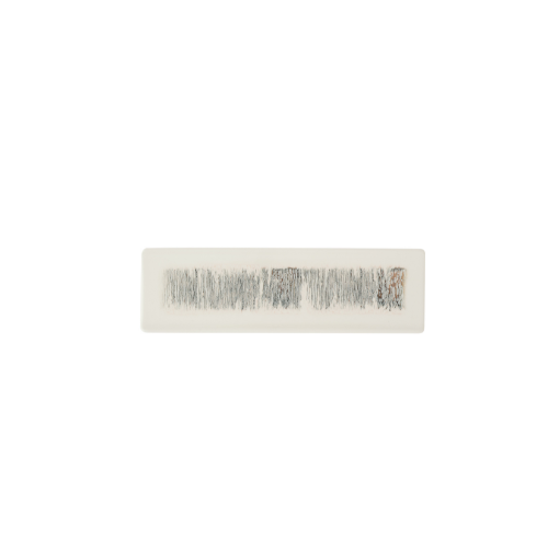 Churchill Lyra Pink serveerplank 30 x 9 cm – zacht roze porseleinen tapasplank voor proeverijen